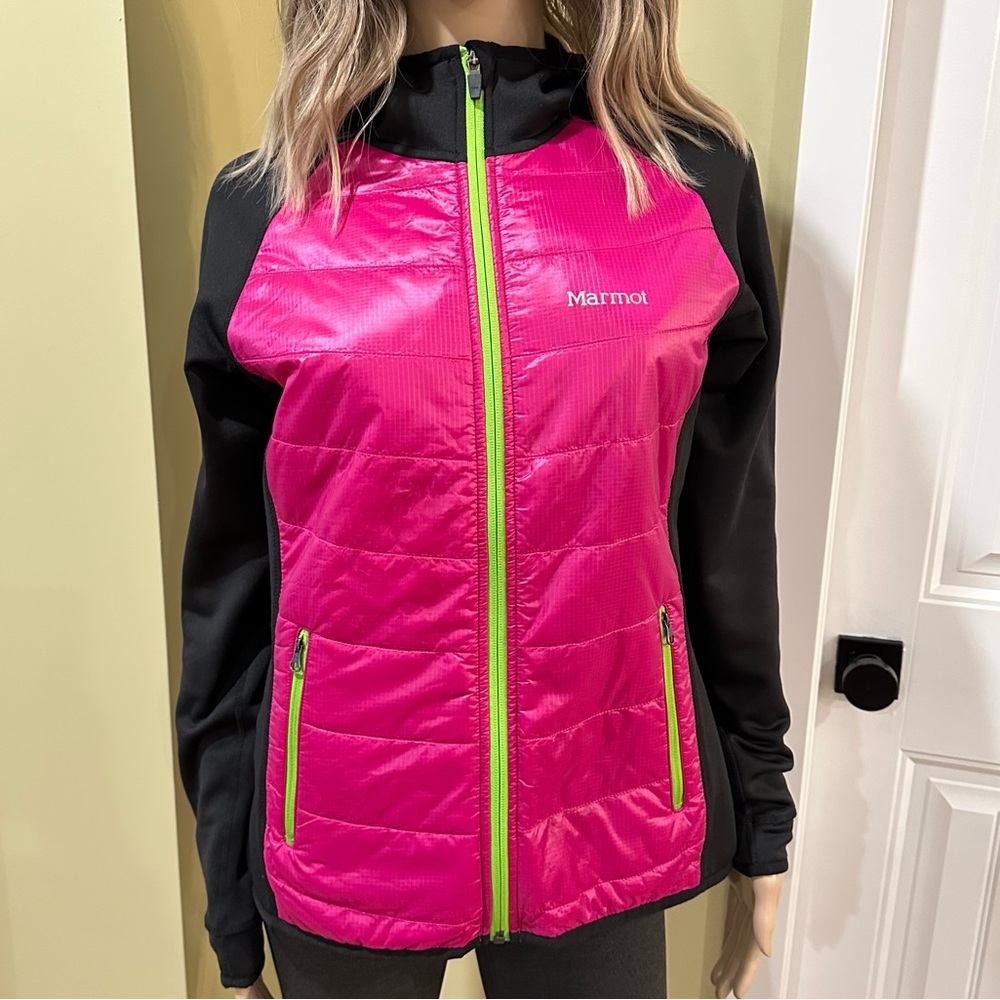 Marmot Hooded Pink Jacket Women’s Medium
